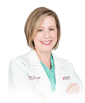 JRMC Wound & Hyperbaric Center Nurse Practitioner, Amanda Lausch.