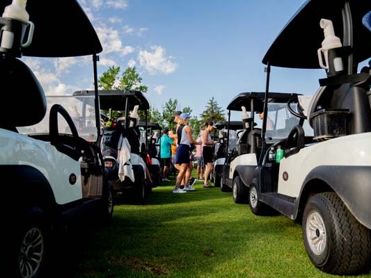 golf carts at GOLF fore ANGELS