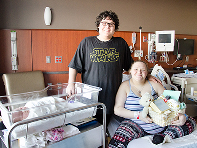 Family from Kulm, N.D. welcomes it's first baby of 2019 at JRMC.