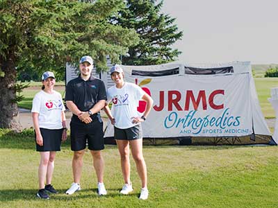 JRMC Orthopedics team at Golf "FORE" Good