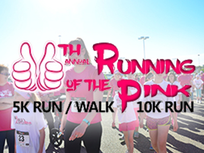 Running of the Pink is both competitive and non-competitive and is open to everyone. It offers a 5K run, walk and 10K run.