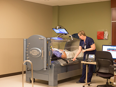Jamestown Regional Medical Center is the first hospital in North Dakota to offer hyperbaric oxygen therapy.