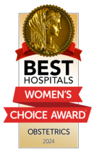 Best Hospitals Women's Choice Award Obstetrics 2024 logo