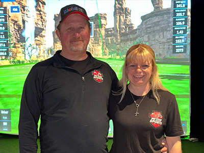Image of Mike and Angie Hansen, owners of Pit Stop Sports