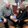 Walking within hours: Valley City man’s same-day knee replacement at JRMC