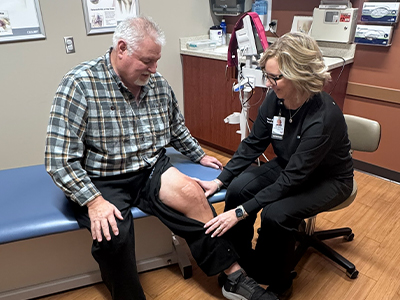 Image of Dale Sather and Dr. Roxanne Keene