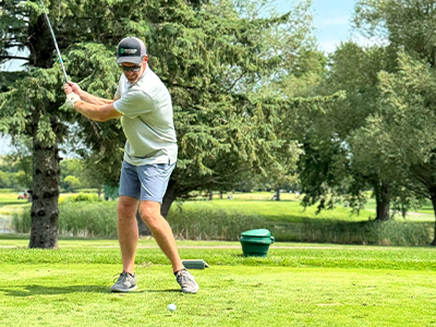Image of golfer