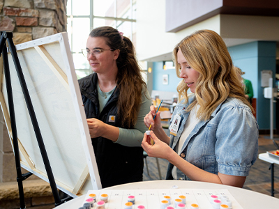 Image of Madeline Ranum painting.