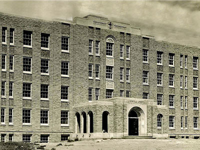 Image of Jamestown Hospital 1935 grand opening