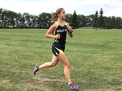 Kulm High School graduate and college student, Jasmine Rascon, is ready cross-country season after dislocating two joints in her left foot. Schedule direct: (701) 952-4878.