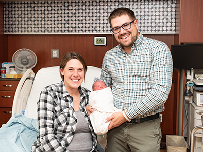Kulm couple, Stephen and Hannah Roise, welcomed their baby girl, Izetta Renee, into the world on Jan. 2, 2020. She is JRMC's first baby since New Year's.