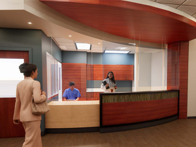 Image of ER Entrance Remodel rendering