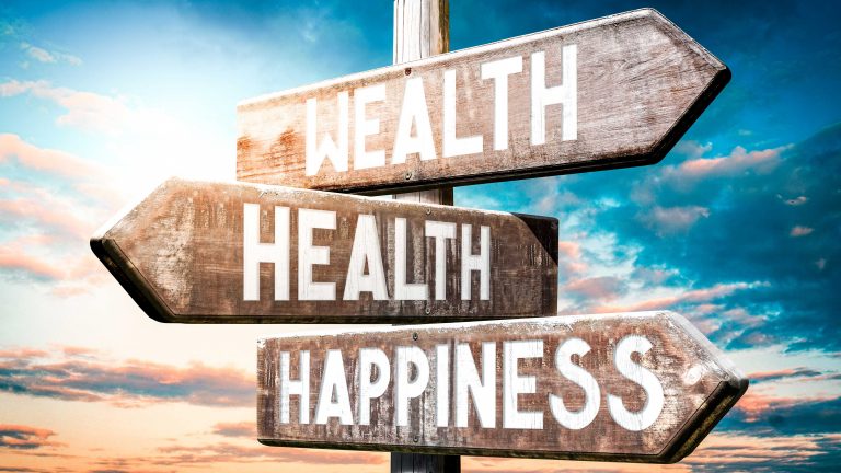 image of health and wealth sign