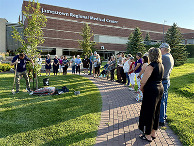 Image of memorial tree planting