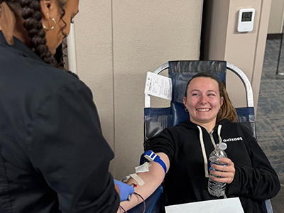 Image of person donating blood