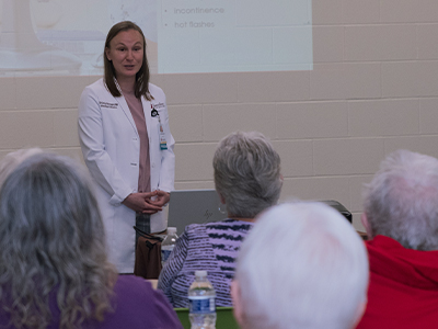 Dr. Emily Stromquist presents at JRMC U: Women's Health