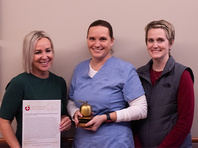 JRMC recognized Registered Nurse Renae Lunde as its most recent Legend Award recipient.