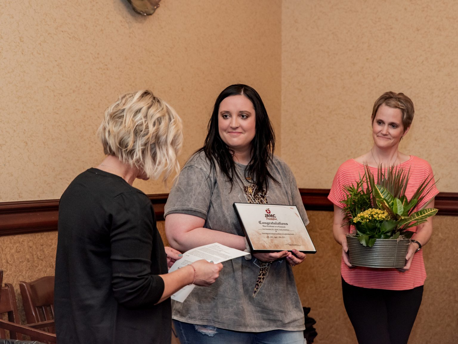 Simonsen receives award for Nursing Excellence Jamestown Regional