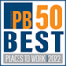 Prairie Business Magazine Top 50 award logo for 2022
