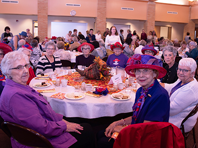 Image of JRMC Auxiliary members at Tea for All Seasons.